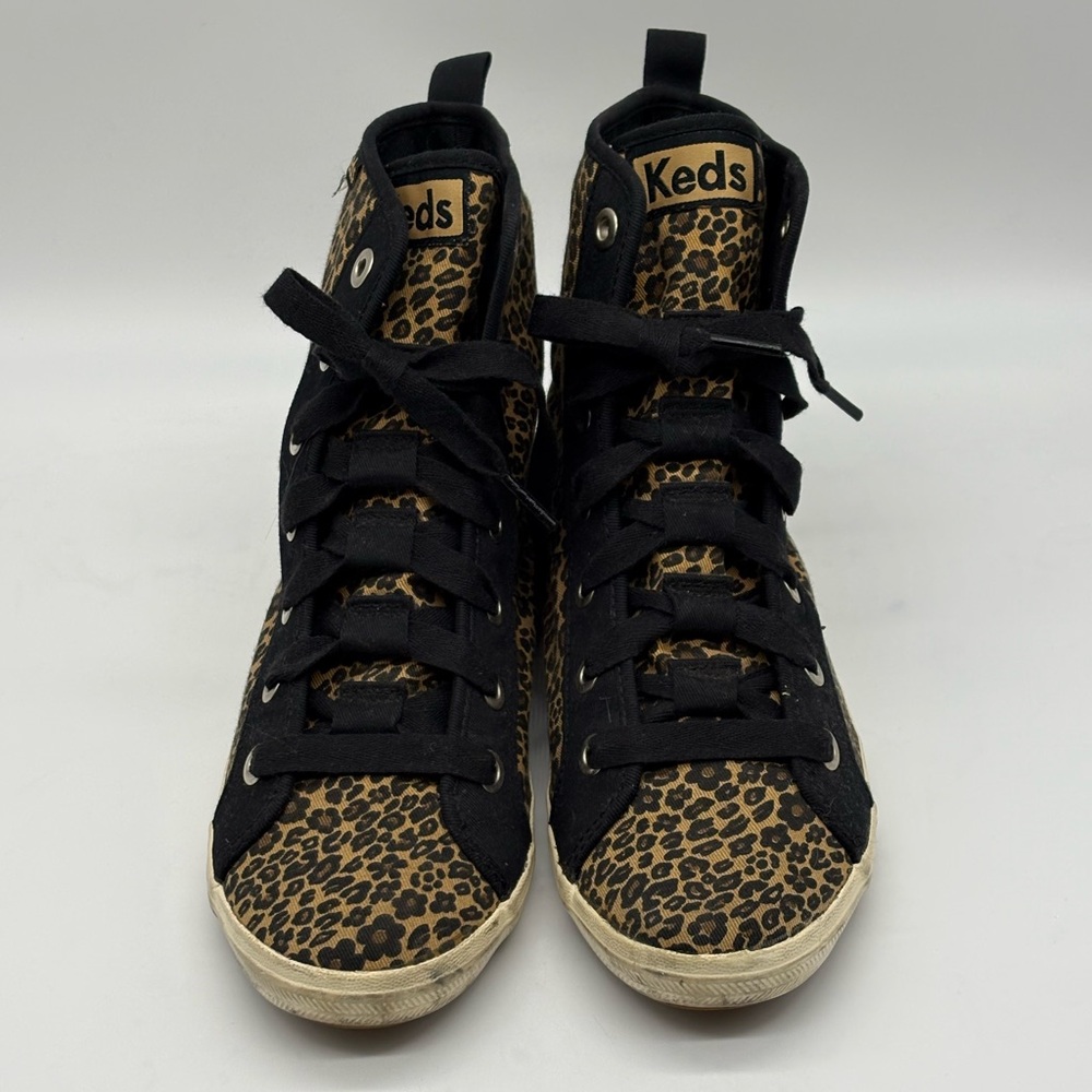 Keds Flower/Leopard HiTop Sneakers